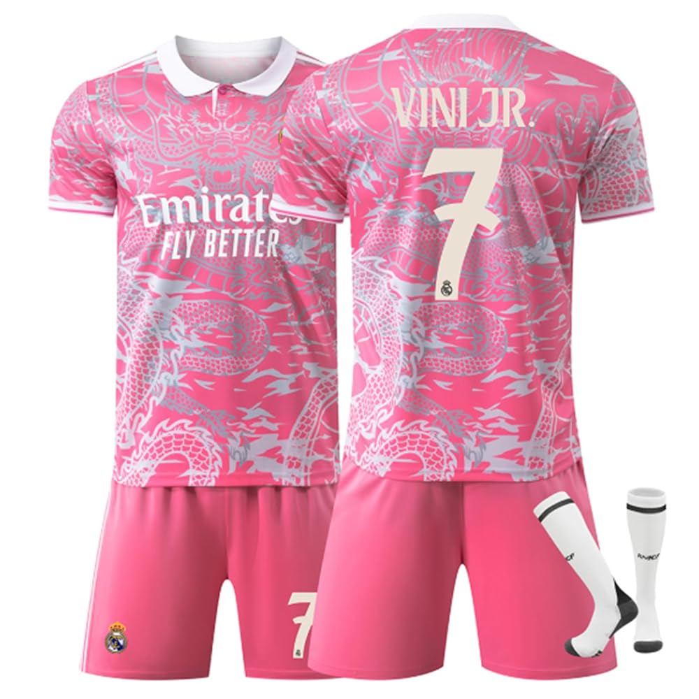 【未使用タグ付き/正規品】レアルマドリード　ヴィニシウス　ユニフォーム サッカー／UEFAチャンピオンズリーグ】レアル・マドリード 2024